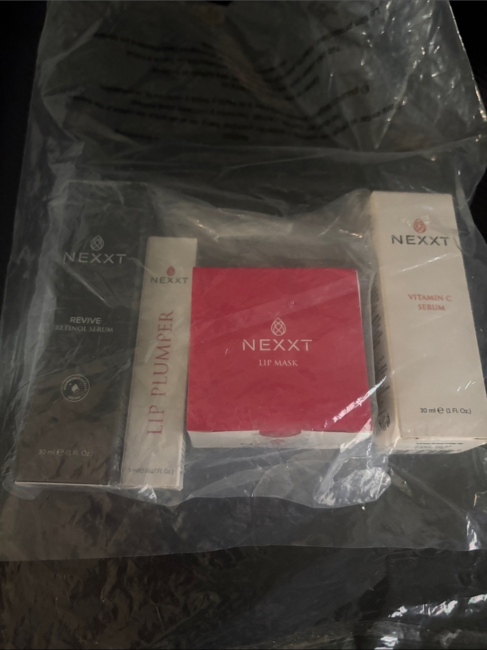 NEXXT Revive Retinol Serum & Lip Mask Set - Pink
